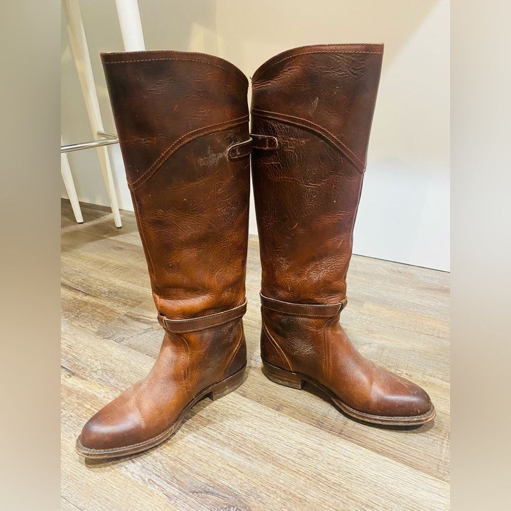 Frye Dorado Riding boots camel 6.5 - Picture 7 of 7
